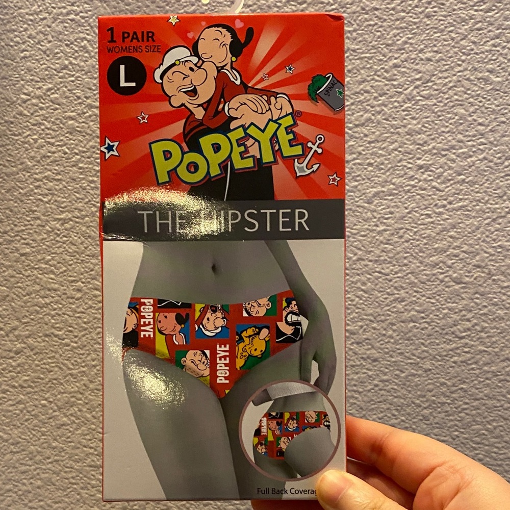 Popeye Women's Hipster Panties - Red